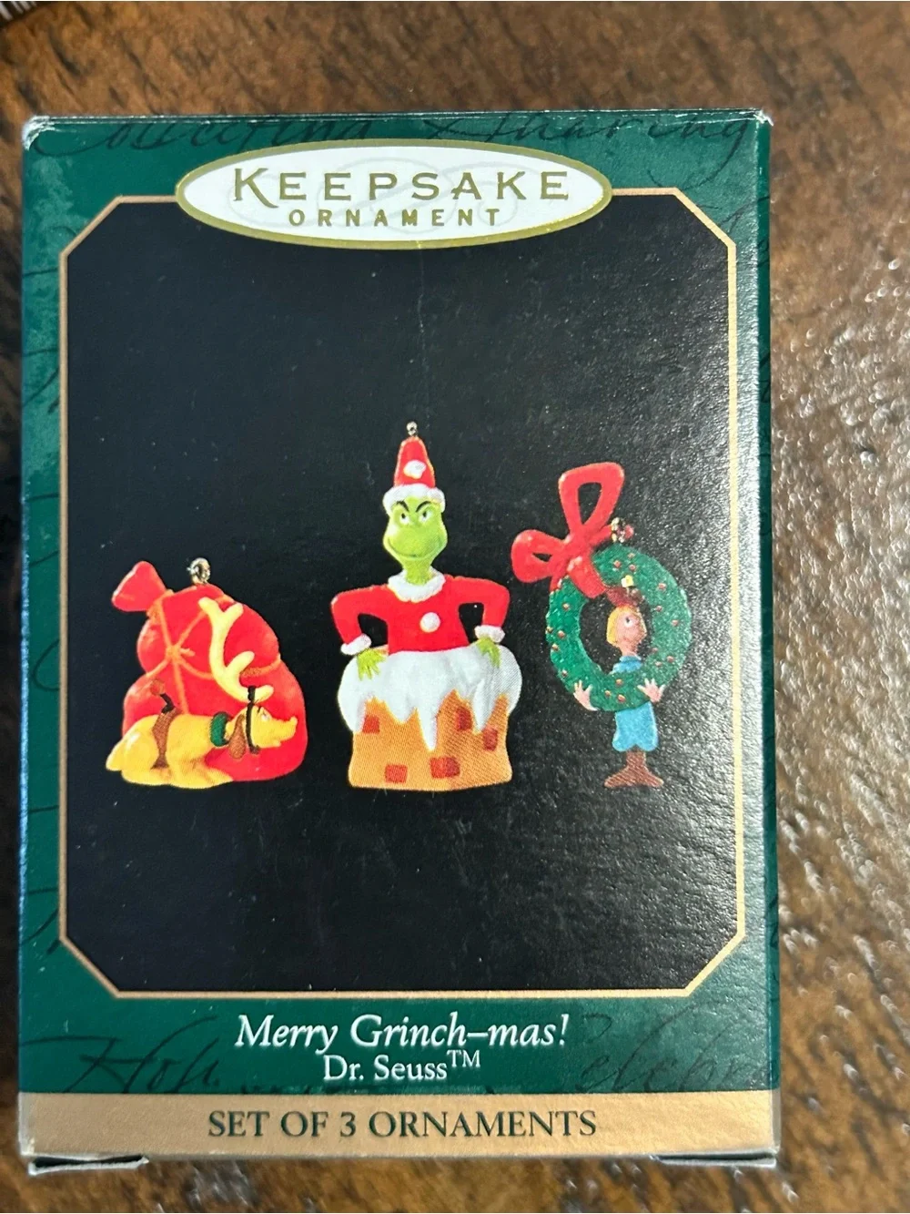 Hallmark Miniature Ornaments, Set of 5 Assorted Lot. Exc Condition